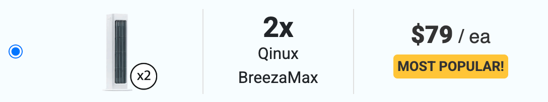 Qinux BreezaMax Best Seller 50% Discount For Double Package